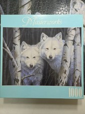 Vintage 1000 Piece Wolf Jigsaw Puzzle Made in USA