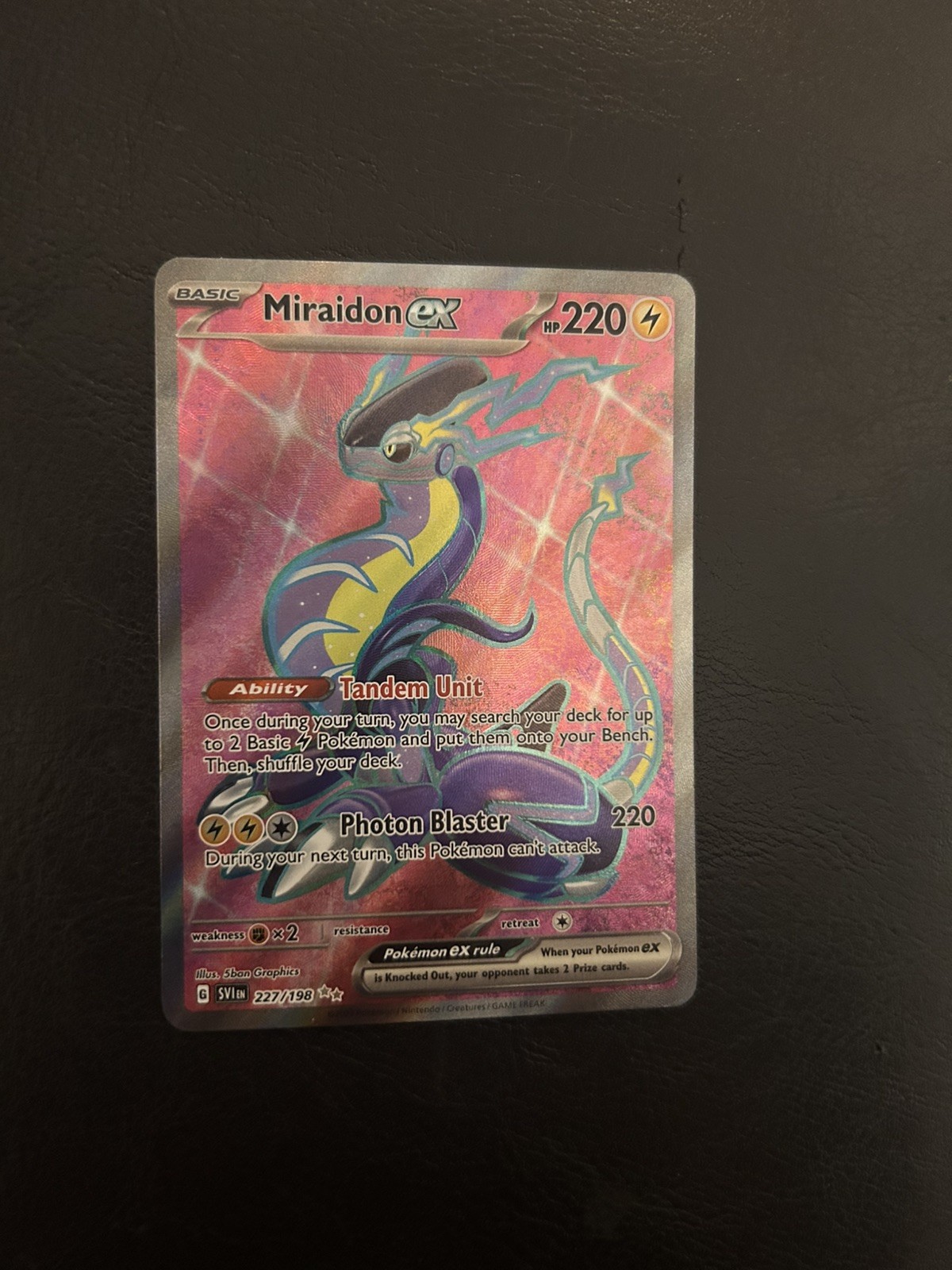 Miraidon ex - 227/198 SV01: Scarlet & Violet Base Set Pokemon TCG NM