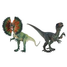 Small Realistic Dilophosaurus Dinosaur Model Figure Kid Toy Gift