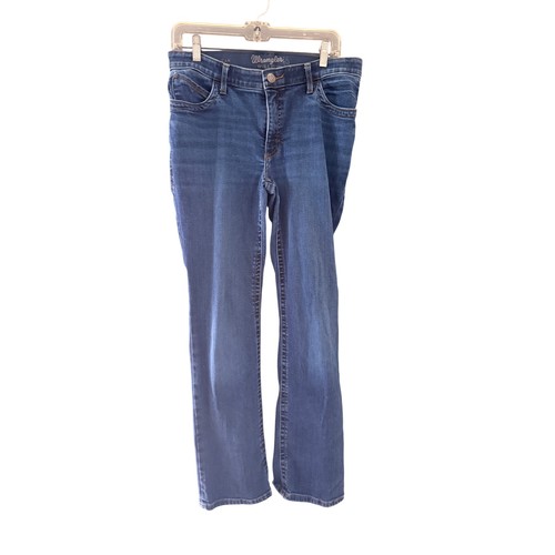 Wrangler Willow Ultimate Riding Jeans Womens 11x34 Medium Wash Bootcut Western
