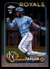 Samad Taylor 2024 Topps #32 Royals MLB READ FREE SHIPPING AutographDen