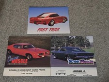 3 Muscle Vintage Car Calendar 1994, 1996, 1996 