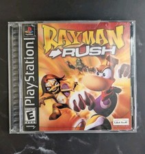 Rayman Rush (Sony Playstation, PS1) Complete w/Man +Reg Card Tested