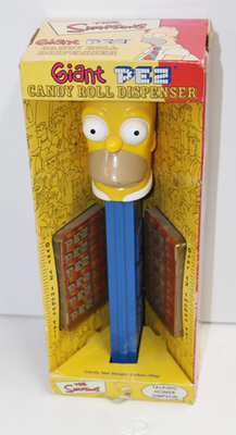 #ad #ad New in Box Vintage 2002 The Simpsons Giant Talking Bart Simpson Pez Dispenser $11.99