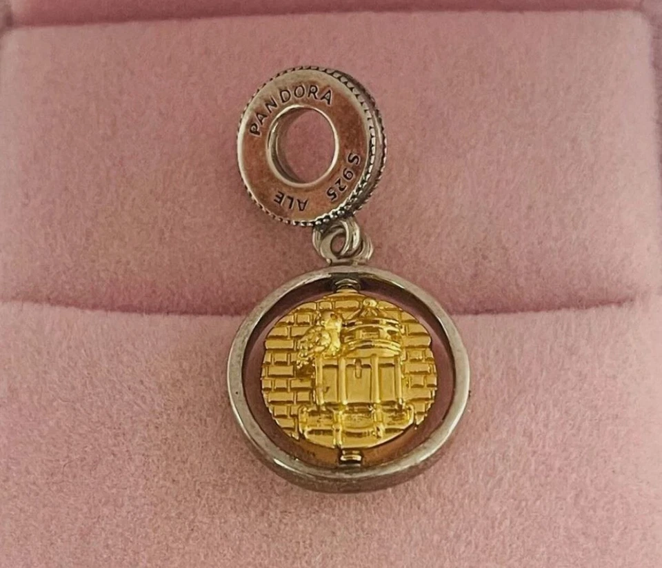 Pandora x Harry Potter, drehender Hedwig Charm-Anhänger Silver S925 & 14K Gold✨ - Bild 3 von 3