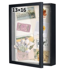 Alyoen 13 x 16 Shadow Box Frame, Large Shadow Boxes Display Cases, Deep Pictu...