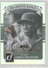 2016 Panini Donruss Diamond Kings Stat Line Career /400 Andrew McCutchen #22 0f8
