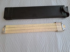 Dietzgen Maniphase Multiplex Slide Rule Decimal Trig Log No: 1732 With Case
