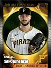 2026 Topps 2025 All Topps Team Pink Foil Paul Skenes Card #ATT-10