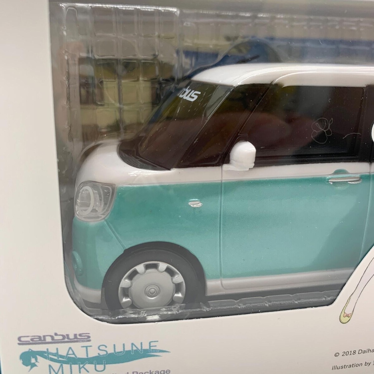 Hatsune Miku CANBUS Daihatsu Pullback Mini Car Limited Edition