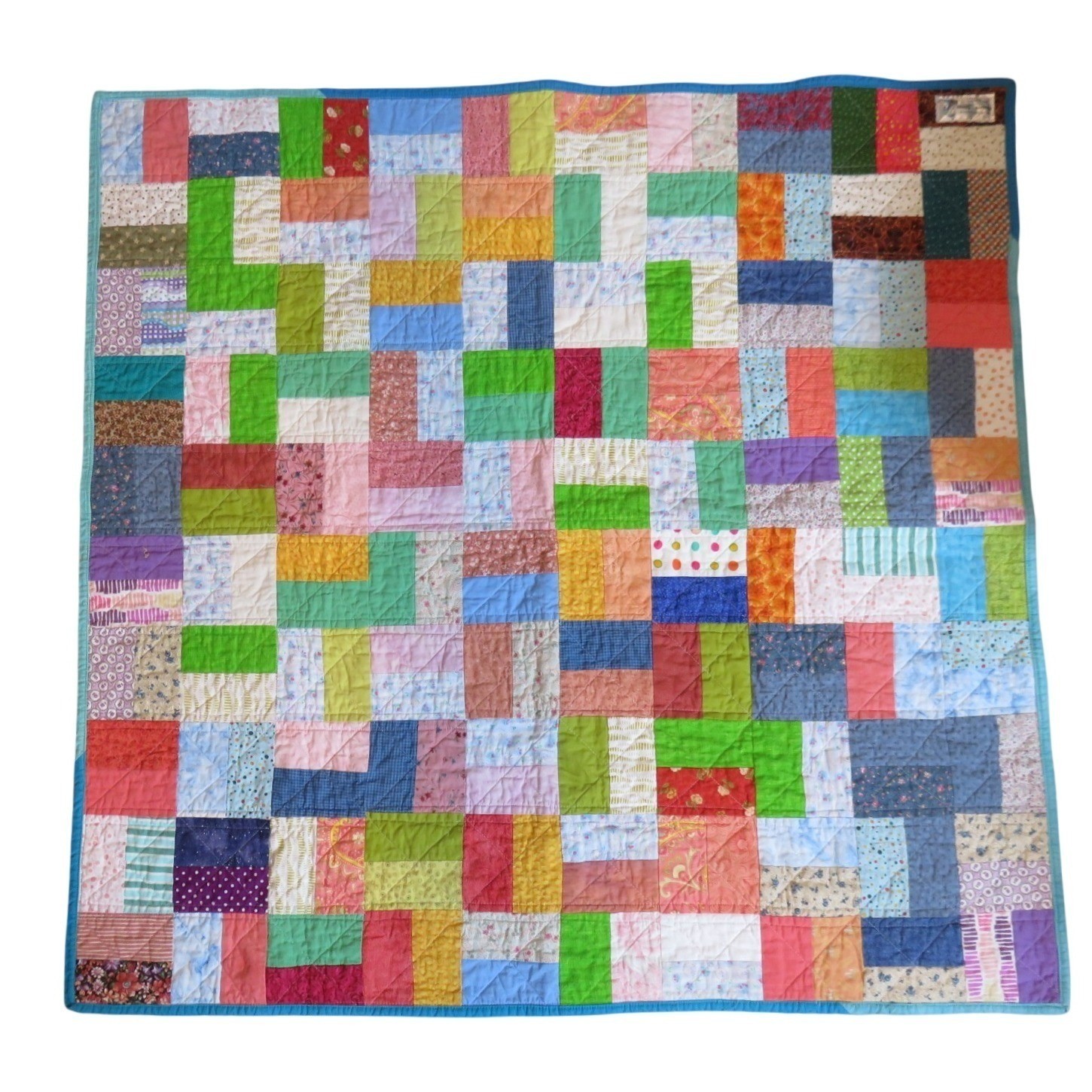 Project Linus Handmade Quilt Blanket, Colorful Patchwork Baby Kids