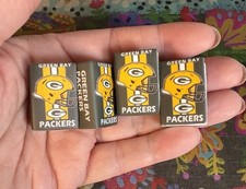 4 Pce GREEN BAY Football Team Silicone Focal Beads DIY Beadable Pens Jewelry