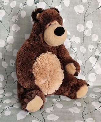 PMS - Mascha und der Bär - 30 cm/12 Zoll Stofftier Plüschtier - Braunbär - 2016