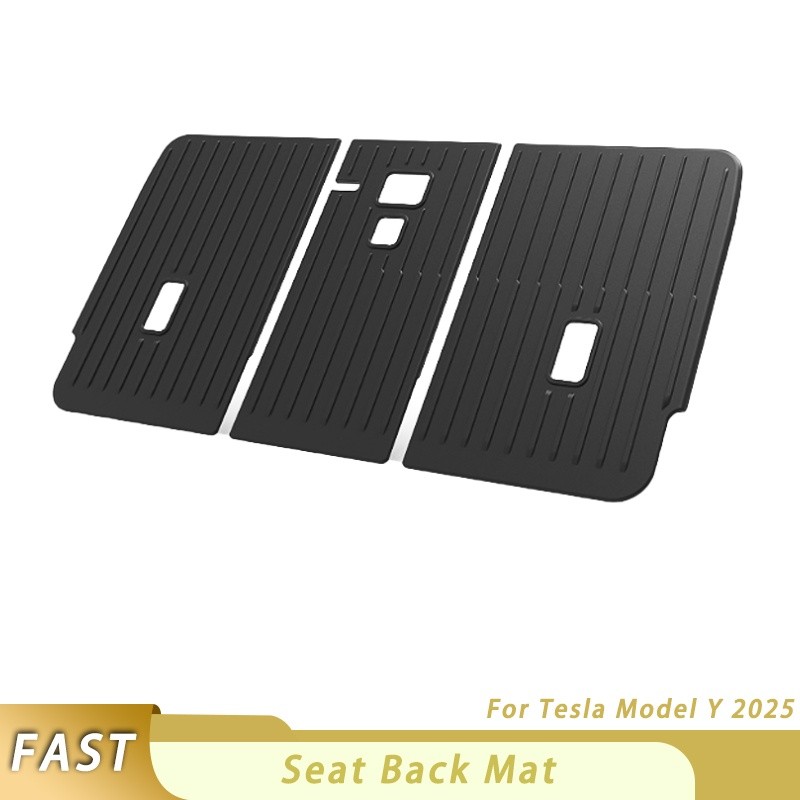 Waterproof Cargo Backrest Protector For Tesla Model Y 2021-2025 Seat Back Mat