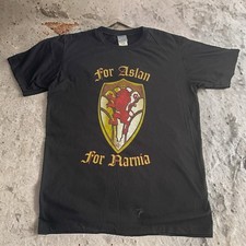 Vintage Walt Disney Chronicles Of Narnia For Aslan! For Narnia! Promo T-Shirt M