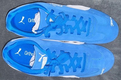 Puma Speedcat Mens Blue Suede Lace Up Lifestyle Sneakers Shoes Sz 11 NEW