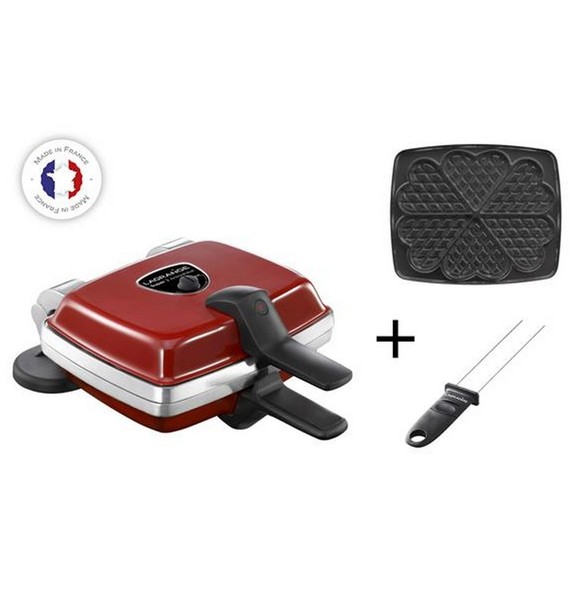 Lagrange Waffeleisen 2 Platten 1000W-image