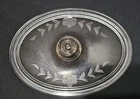 Vintage PYREX Oval Clear  Etched Lid 632C - LID ONLY