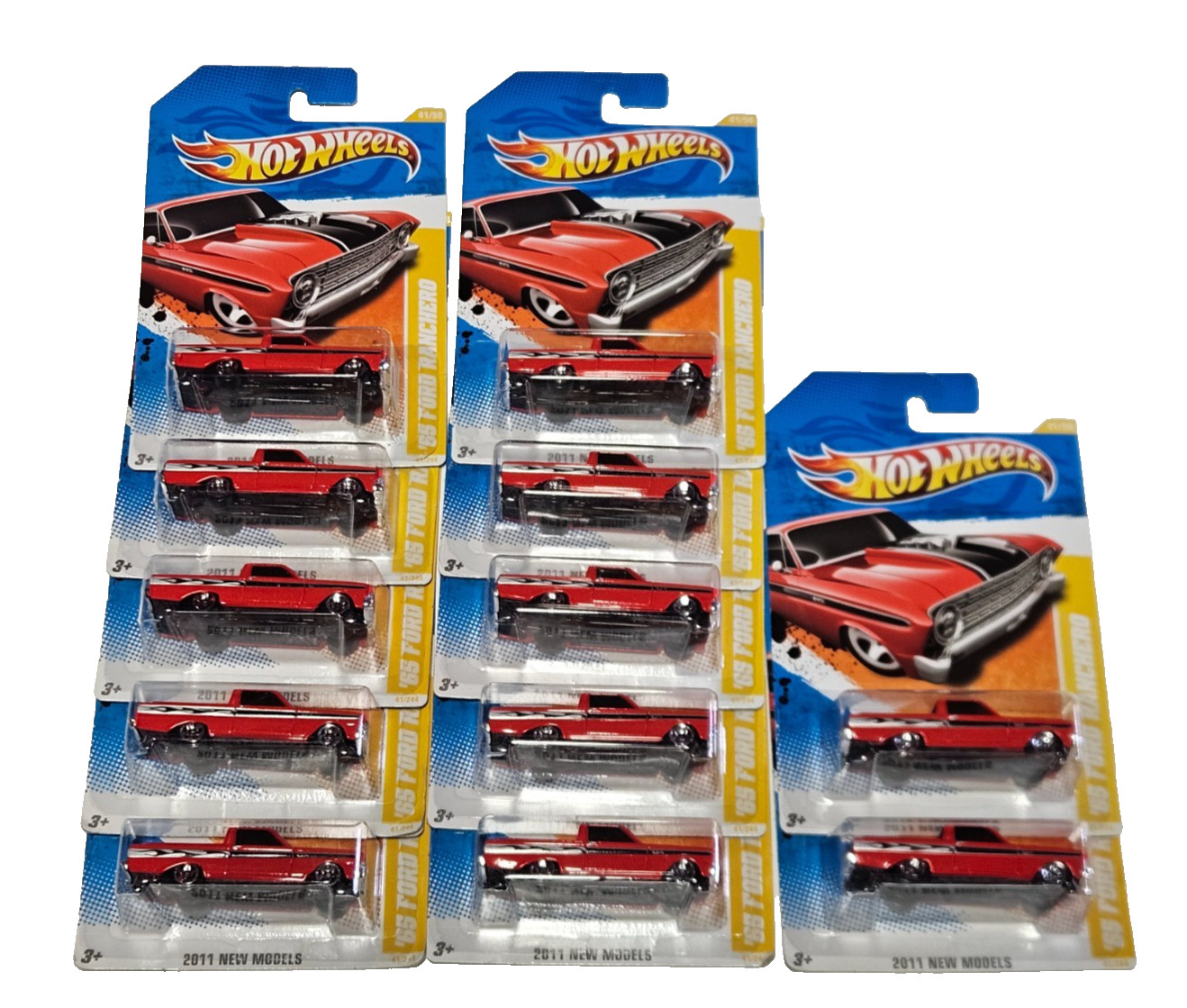 12 Hot Wheels '65 FORD RANCHERO (Red); 2011 New Models Series 41/50