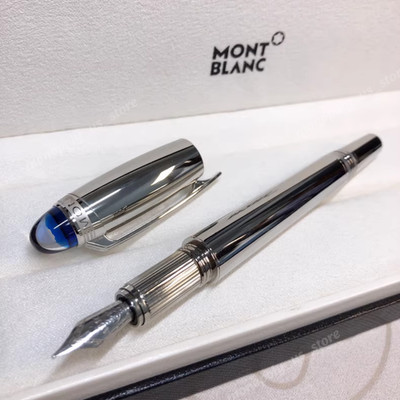 New Montblanc Fountain Pen VIP With Box - StarWalker SpaceBlue Resin