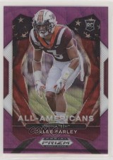 2021 Panini Prizm Draft Picks All-American Purple Wave Caleb Farley #198 00jz