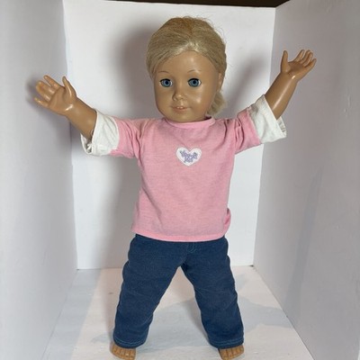 American Girl Doll 2011 Truly Me JLY Blue Eyes Blonde Short Hair Pierced Ears