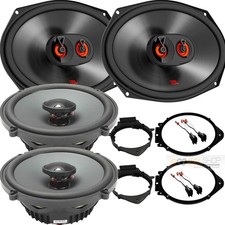 For 2014-2025 GMC Sierra JBL Club Front & GTO Rear Speakers SET W/ Install Kit