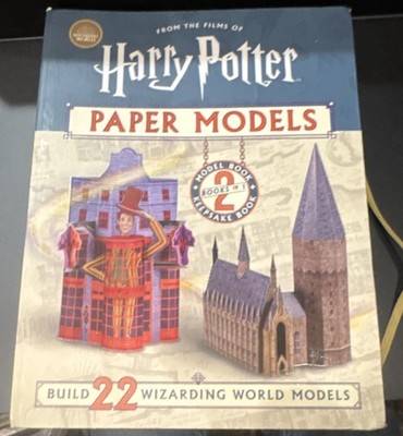 Thunder Bay Press Harry Potter Paper Models Build 22 Wizarding World Book