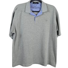 Fred Perry Short Sleeve Pique Polo Grey Size XXL