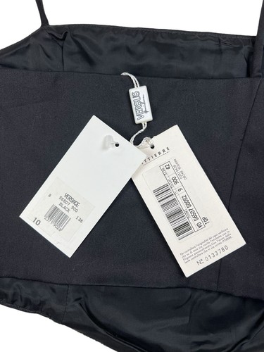 Versace Versus 1990s Black Corset Top, NWT, UK10 (S). - Picture 9 of 13