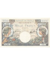 France 1000 Francs Commerce et Industrie - 06-07-1944 - Série H.3620
