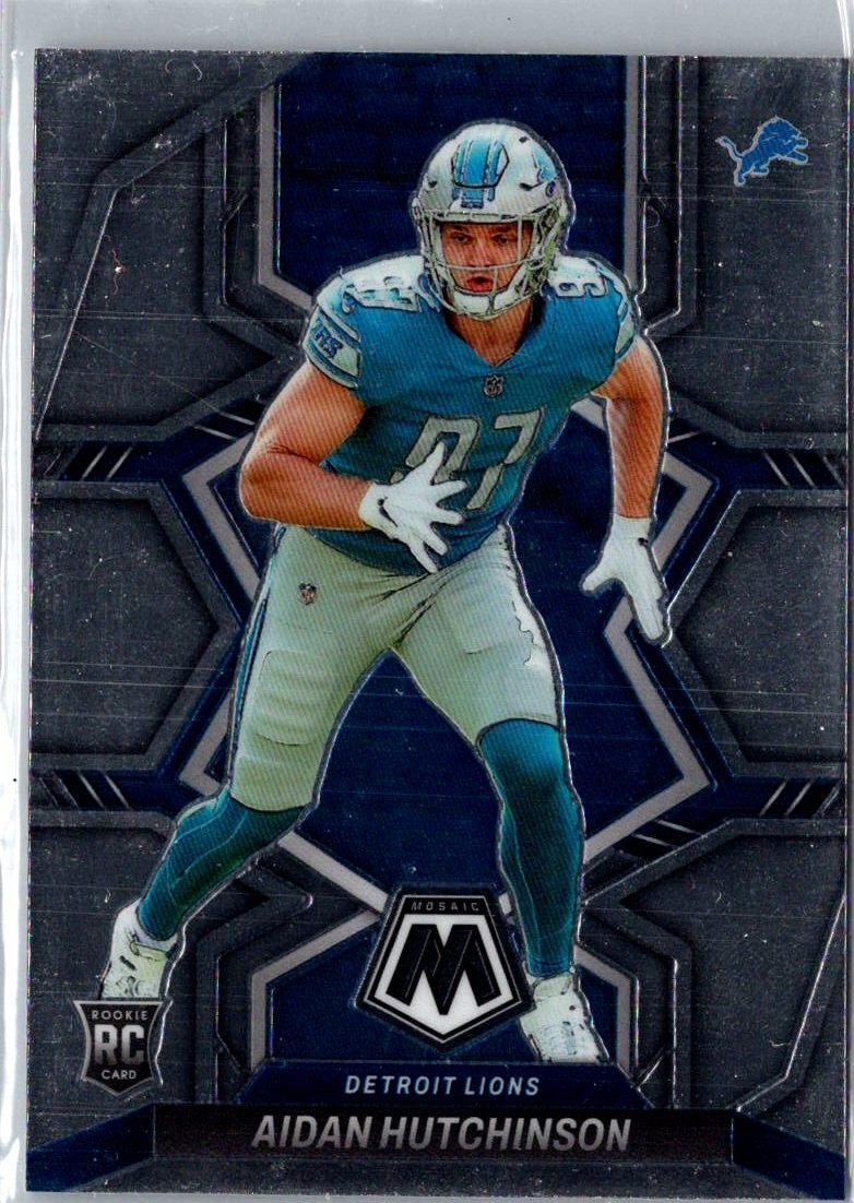 2022 Panini Mosaic Aidan Hutchinson Rookie Detroit Lions #320 RC NFL NM+