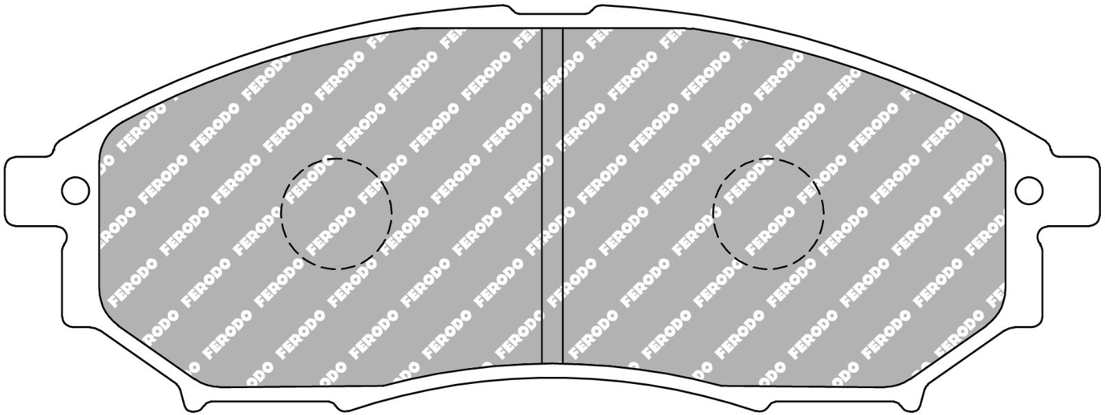 Front Ferodo DS2500 Brake Pads for Infiniti FX35 G35 M35 FX45 M45 FCP1690H