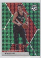 2019-20 Panini Mosaic Green Prizm Zach Collins #45 3v6