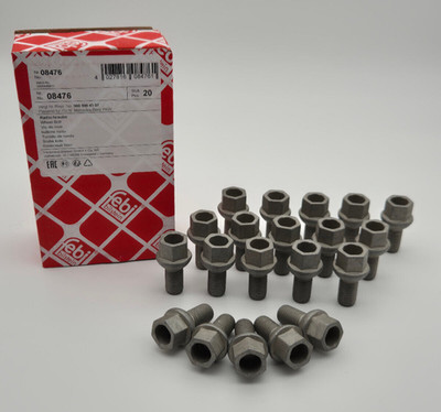 20 FEBI Radschrauben für MERCEDES C-KLASSE W202 W203 CL203 S202 S203