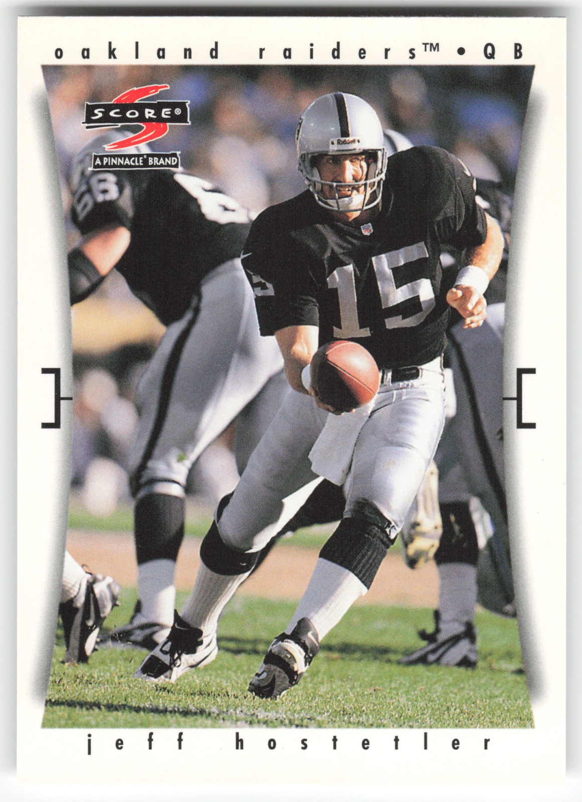1997 Score Jeff Hostetler #19