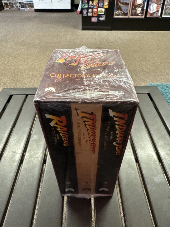 The Indiana Jones Trilogy (VHS 1989) Collectors Edition NEW SEALED - Image 2 of 4