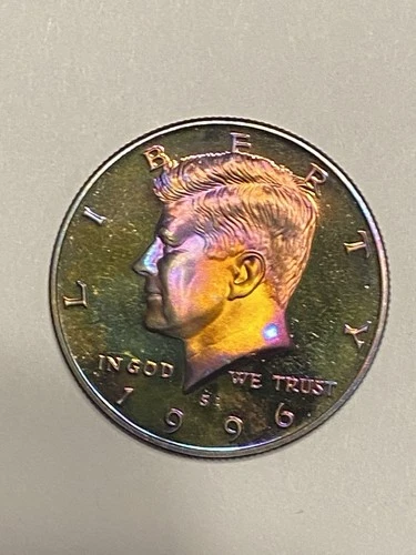 2 Beautiful Kennedy Toners 1996-S 1977-P AU Condition