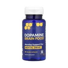 Dopamine Brain Food Capsules - Daily Mental Drive Support - 60 Caps