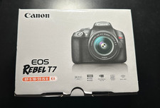 NEW Canon EOS Rebel T7 24.1MP Digital SLR Camera with EF-S 18-55 IS II Lens