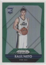 2015-16 Panini Prizm Rookies Green Prizm Raul Neto #318 4pn