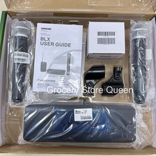 US BLX288/PG58 NEW Dual Channel Wireless Handheld Microphone System H11 Band