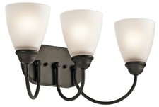 Kichler 45639OZ Jolie 3-LightBath Vanity in Olde Bronze
