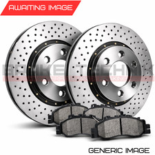 FOR MASERATI GHIBLI 2013- 3.0 S 3.0D FRONT PERFROMANCE BRAKE DISCS PADS & PINS