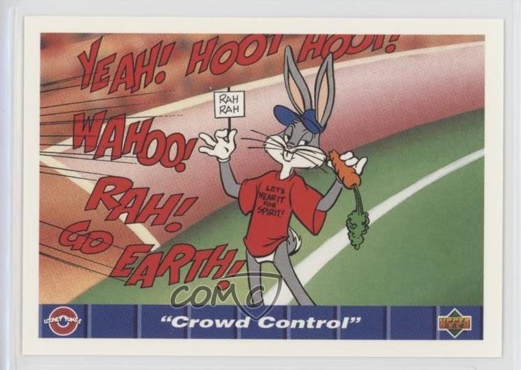 1992 Upper Deck Comic Ball IV Bugs Bunny Crowd Control #107 0q3