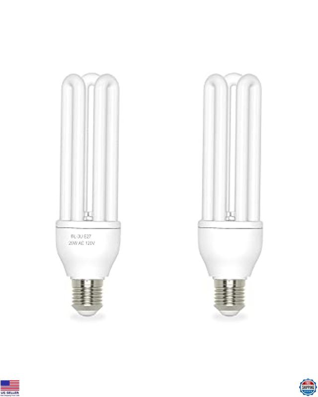 Dichroma 2-Pack 20W Bug Zapper Bulbs - E27 Base, Compatible with Meilen & More