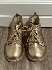 Gap Gold Boots Toddler Girl Size 7 Wore Once