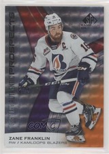 2019-20 Upper Deck SP Game Used CHL Edition Orange 58/199 Zane Franklin #45 hp1