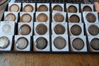 barber silver half dollar lot 68 coins circulated