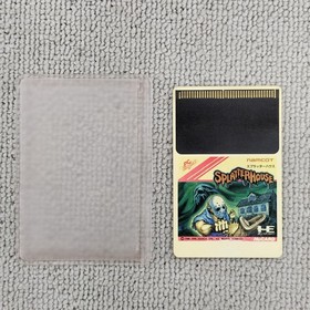 Namco Splatterhouse PC Engine HuCARD Used, Surface wear, damages